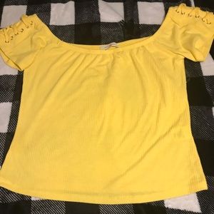 Wishful park, yellow crop top